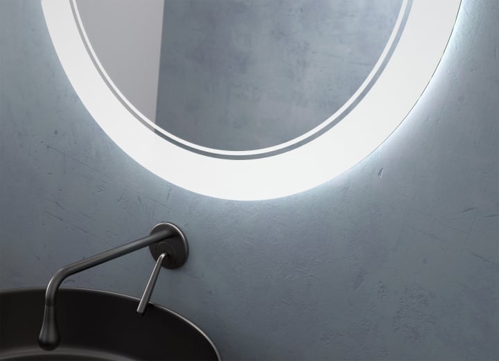 Espejo de baño con luz LED Eurobath Lampedusa Detalle 1