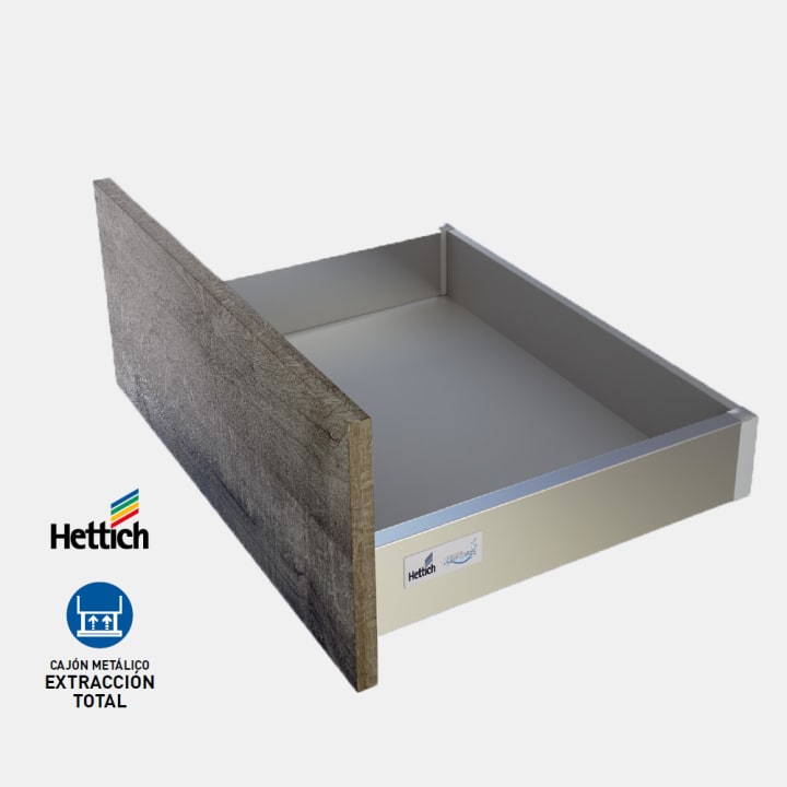 Conjunto mueble de baño MDF lacado con encimera de madera Bruntec Vilma Detalle 3