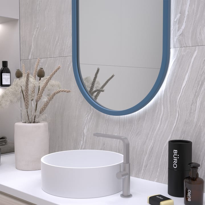 Espejo de baño con luz LED de Eurobath, Córcega Detalle 10
