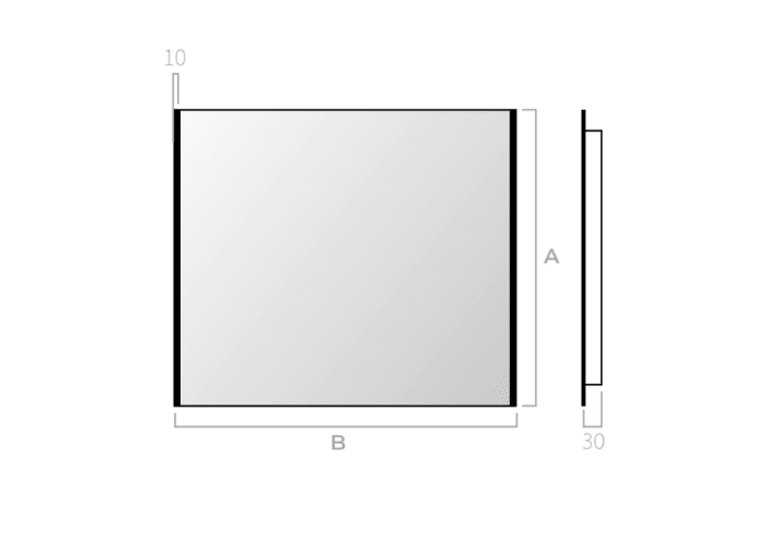 Espejo de baño con luz LED Bruntec Sire Croquis 5