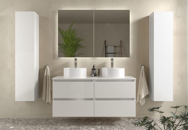 Mueble de baño para lavabo sobre encimera Salgar Bequia Principal 2