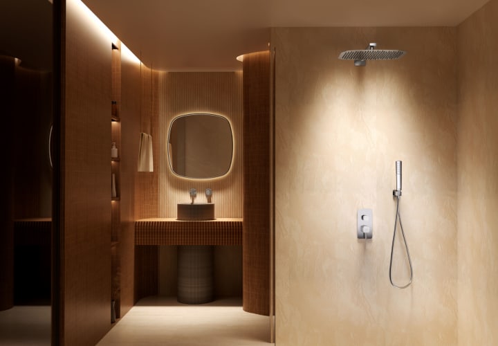 Conjunto de ducha empotrado Imex Toscana Ambiente 9