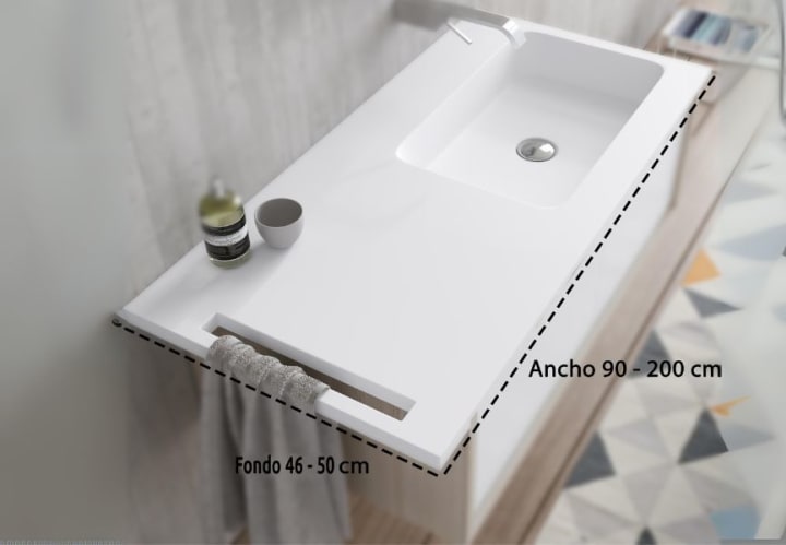 Lavabo encastrado Bruntec Gama Croquis 1