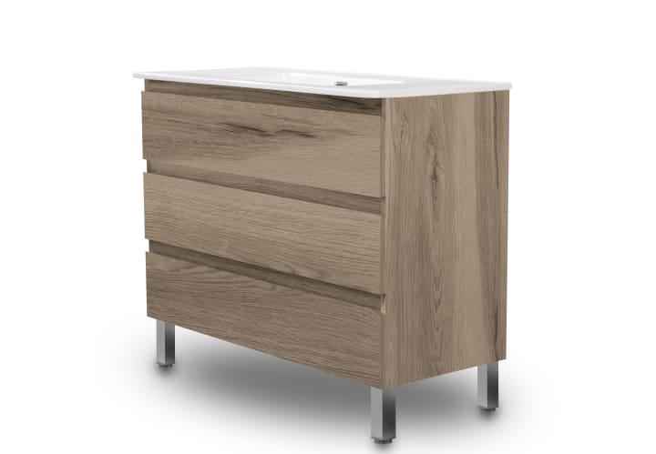Mueble de baño color madera Bruntec Vilma Principal 3