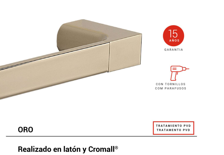 Toallero de baño Gedy Pirenei Detalle 6