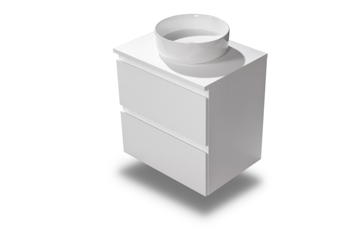 Mueble de baño pequeño Bruntec Nivo 2 cajones suspendido Detalle 8
