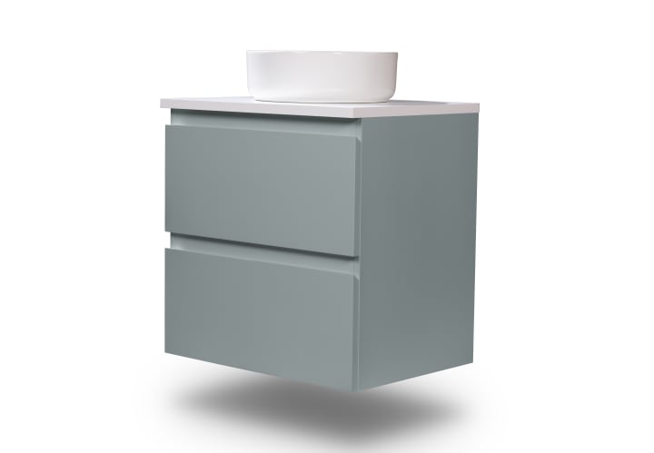 Mueble de baño pequeño Bruntec Nivo 2 cajones suspendido Principal 3