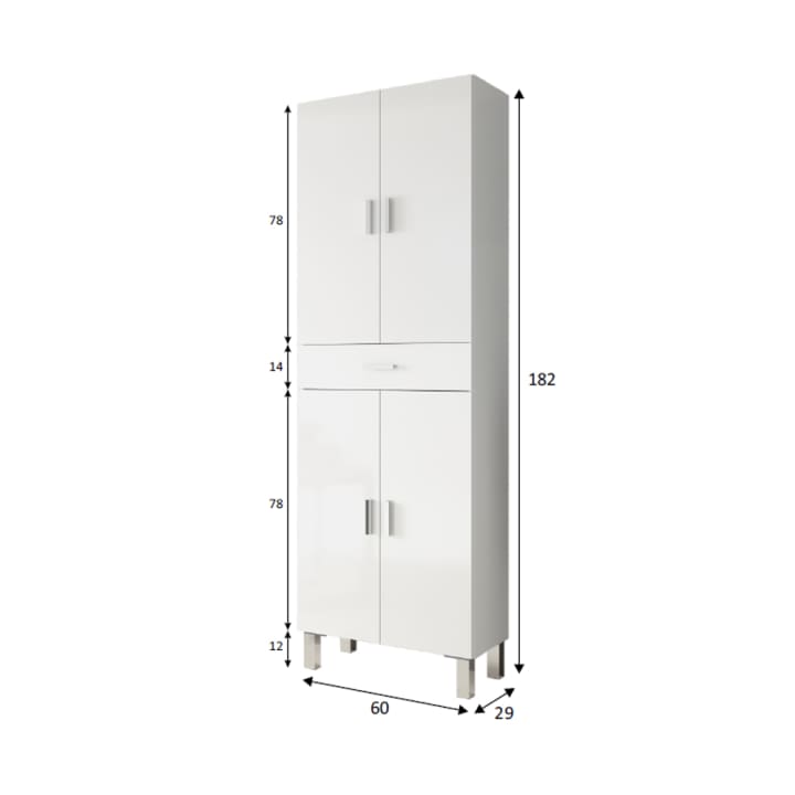 Columna de baño Bruntec Aruba Croquis 10
