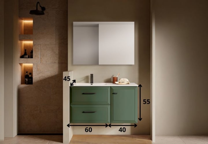 Mueble de baño Viso Delta Croquis 14