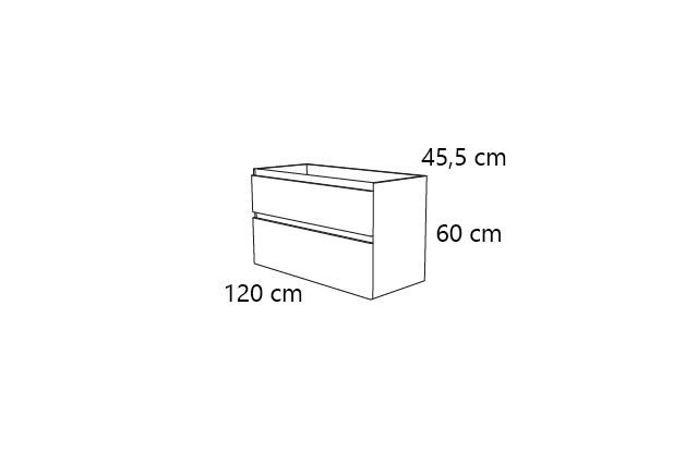 Conjunto mueble de baño Avila Dos Carmen Croquis 5
