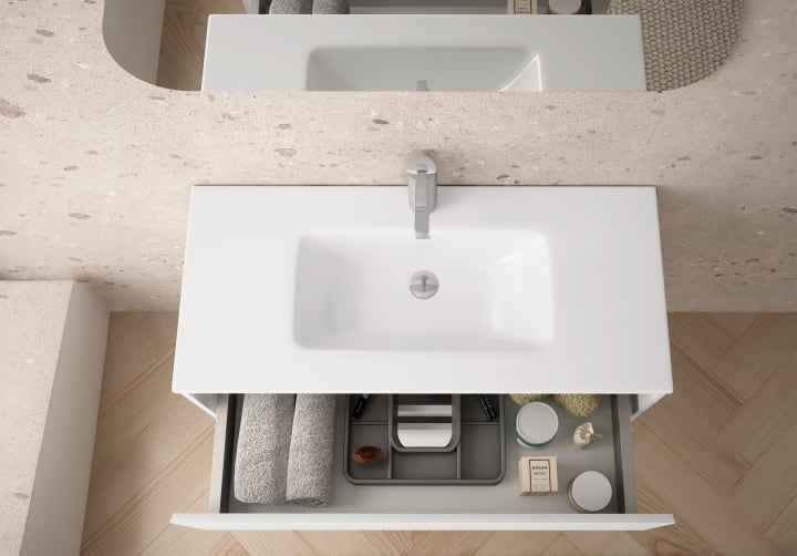 Mueble de baño MDF lacado Bruntec Vilma Detalle 14