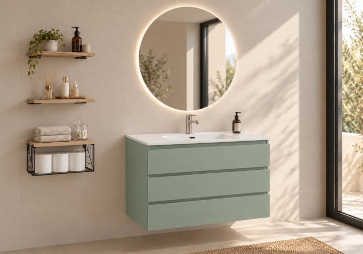 Mueble de baño MDF lacado Bruntec Vilma Principal 1