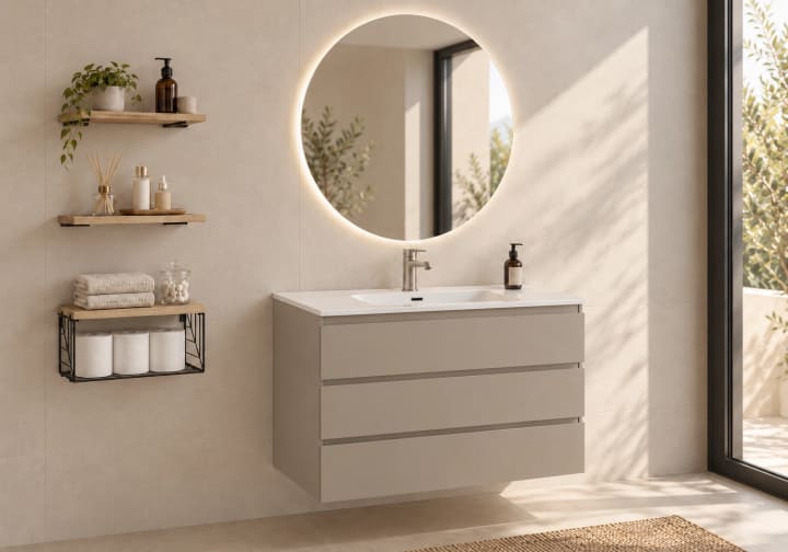 Mueble de baño MDF lacado Bruntec Vilma Principal 5