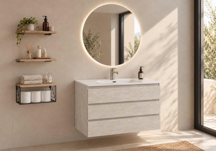 Mueble de baño MDF lacado Bruntec Vilma Principal 11