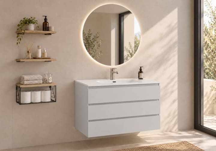Mueble de baño MDF lacado Bruntec Vilma Principal 3
