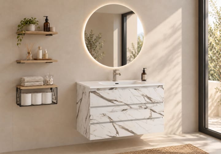 Mueble de baño MDF lacado Bruntec Vilma Principal 12