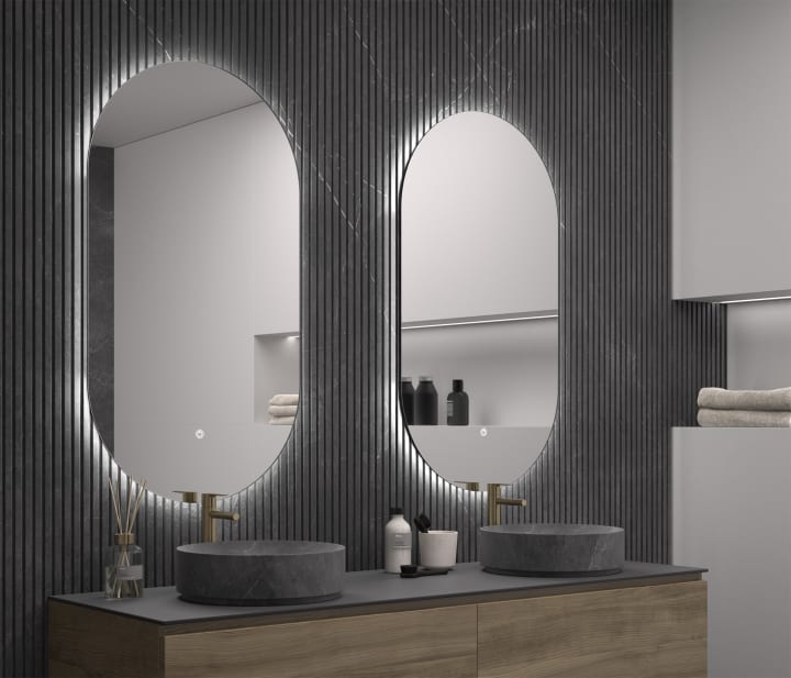 Espejo de baño con luz LED de Eurobath, Borneo Principal 3