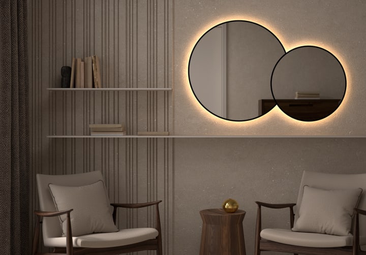 Espejo de baño con luz LED Bruntec Solaris Principal 10