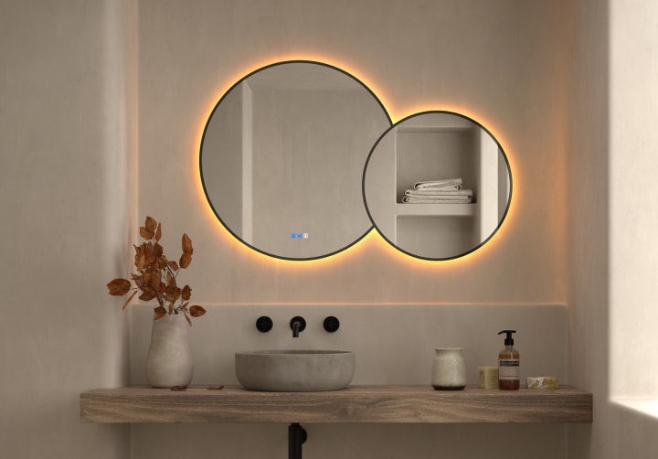 Espejo de baño con luz LED Bruntec Solaris Principal 2