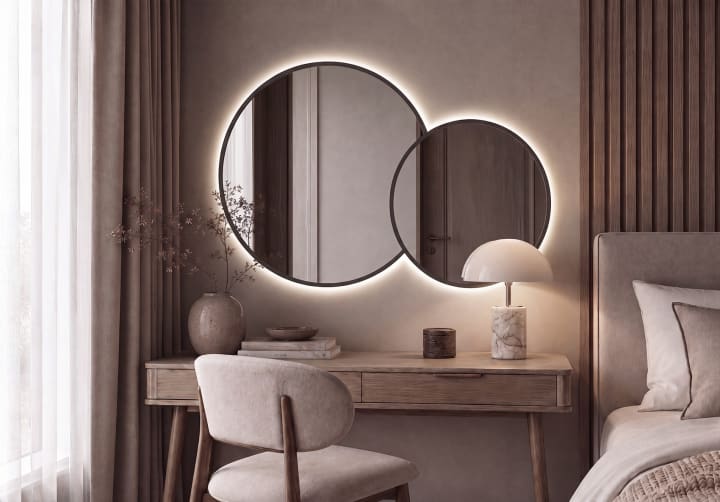 Espejo de baño con luz LED Bruntec Solaris Principal 5