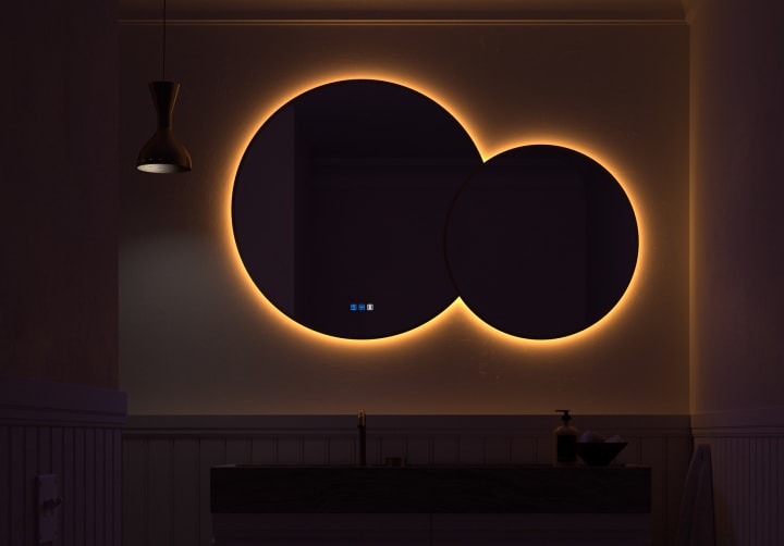 Espejo de baño con luz LED Bruntec Solaris Principal 6