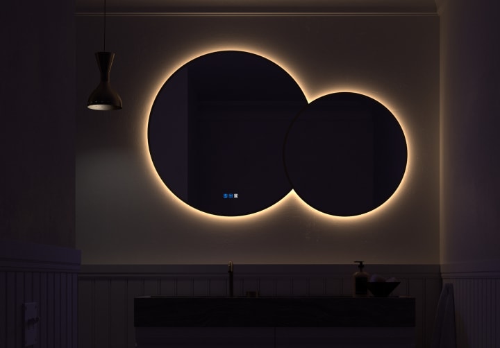Espejo de baño con luz LED Bruntec Solaris Principal 8