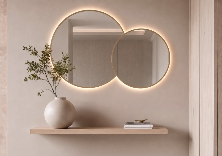 Espejo de baño con luz LED Bruntec Solaris Principal 7