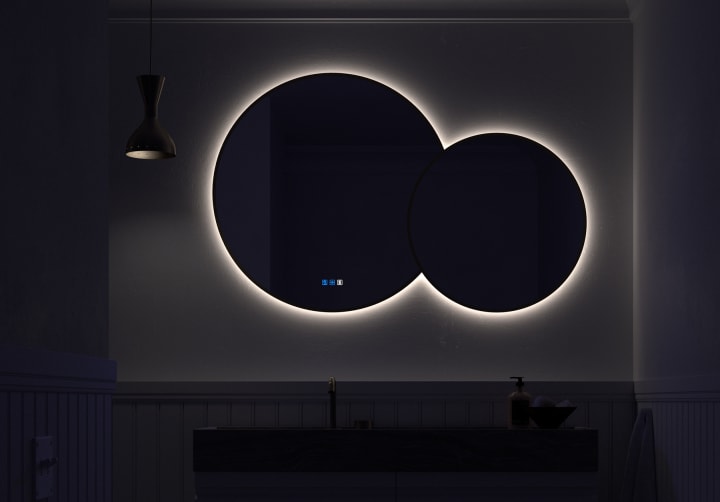 Espejo de baño con luz LED Bruntec Solaris Principal 9