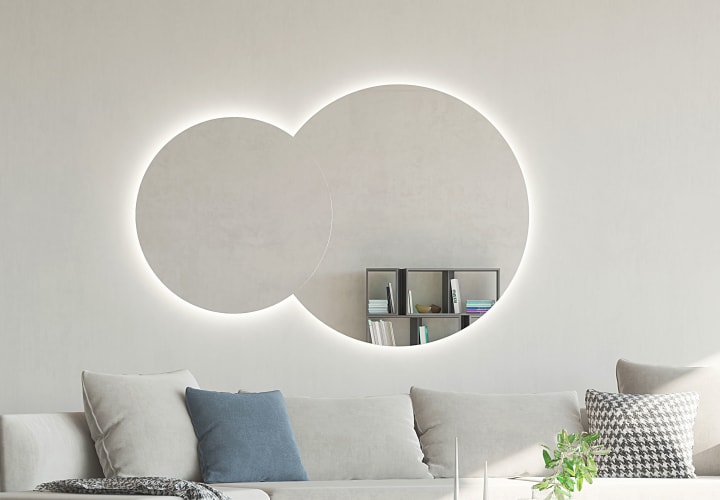 Espejo de baño con luz LED Bruntec Solaris Principal 1