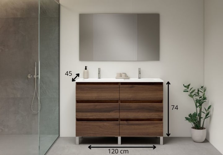 Mueble de baño Viso Box Croquis 13