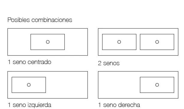 Lavabo suspendido Hidronatur Orion Croquis 11