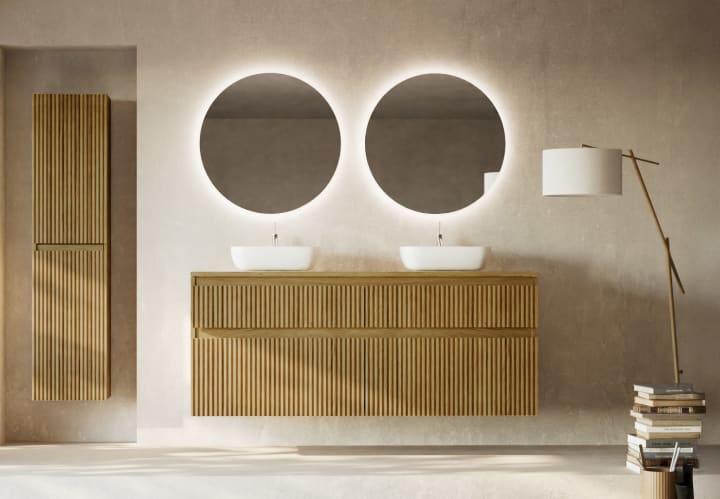 Columna Bruntec Alpes 5 madera maciza palilleria Ambiente 8