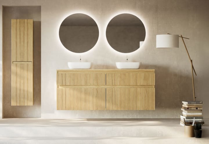 Columna Bruntec Alpes 5 madera maciza palilleria Ambiente 9