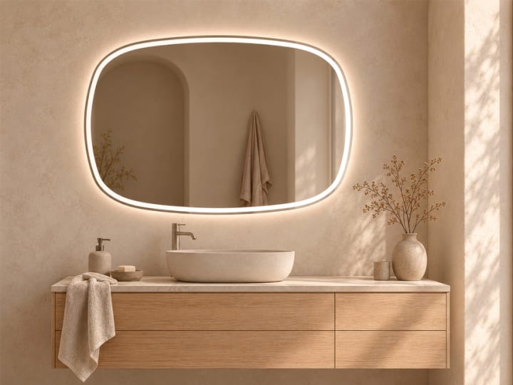 Espejo de baño con luz LED Bruntec Leda Principal 3