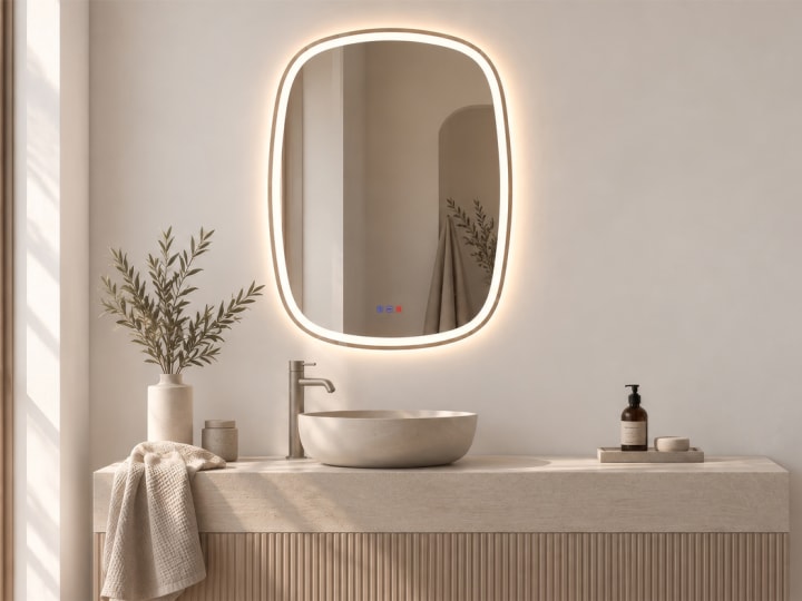 Espejo de baño con luz LED Bruntec Leda Principal 2