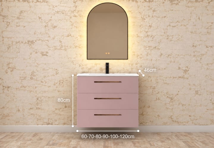 Conjunto mueble de baño Avila Dos Carmen Croquis 17