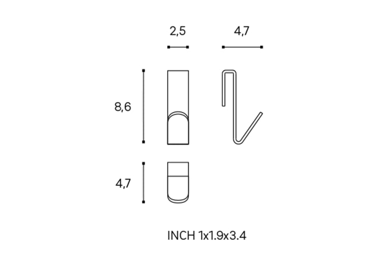 Percha de baño Cosmic Architect S+ Croquis 11