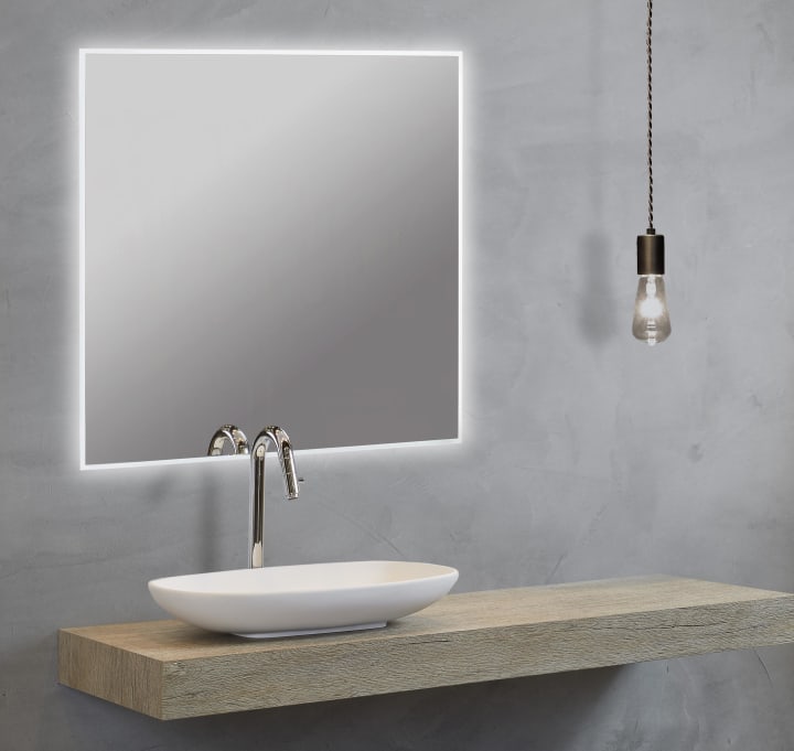 Espejo de baño con luz LED Bruntec Lisa Principal 1