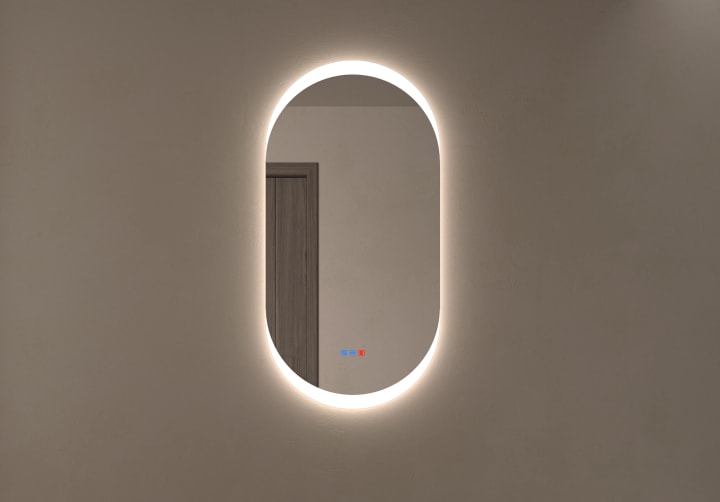 Espejo de baño con luz LED Bruntec Pol Detalle 11