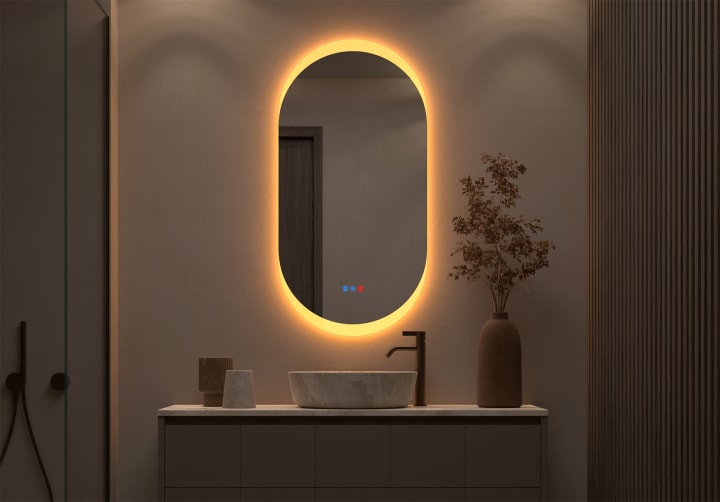 Espejo de baño con luz LED Bruntec Pol Principal 3