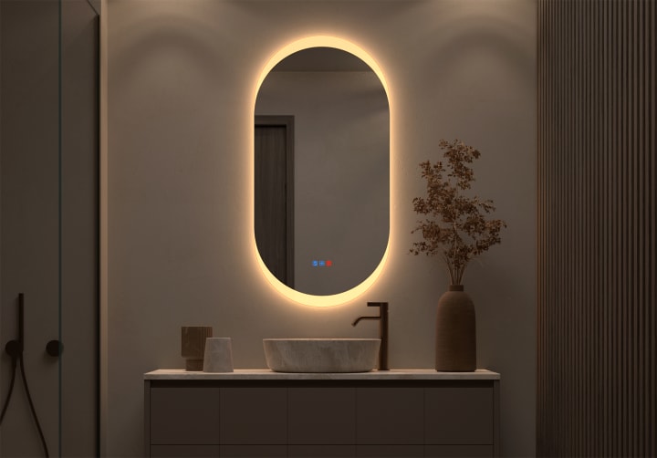 Espejo de baño con luz LED Bruntec Pol Principal 2