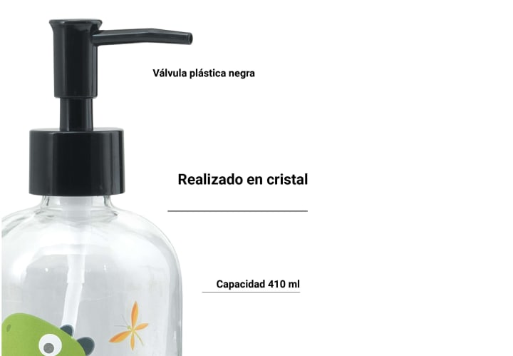 Dosificador de jabón Gedy Gioia Detalle 1