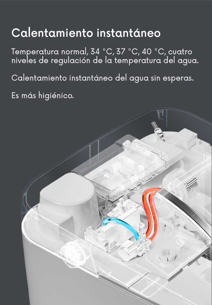 Inodoro japonés inteligente Nashi Ovian Square opción 6