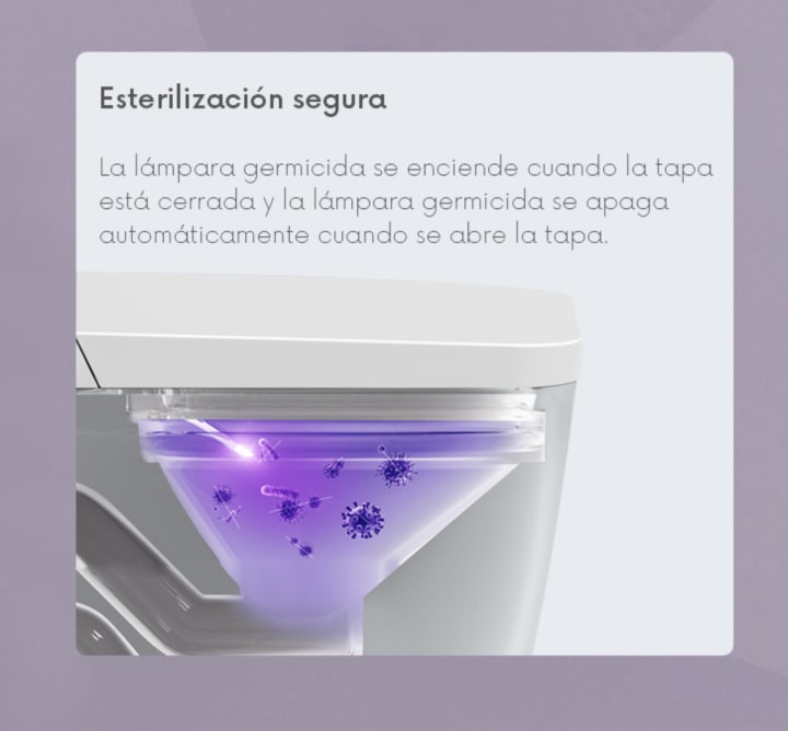 Inodoro japonés inteligente Nashi Ovian Square opción 11