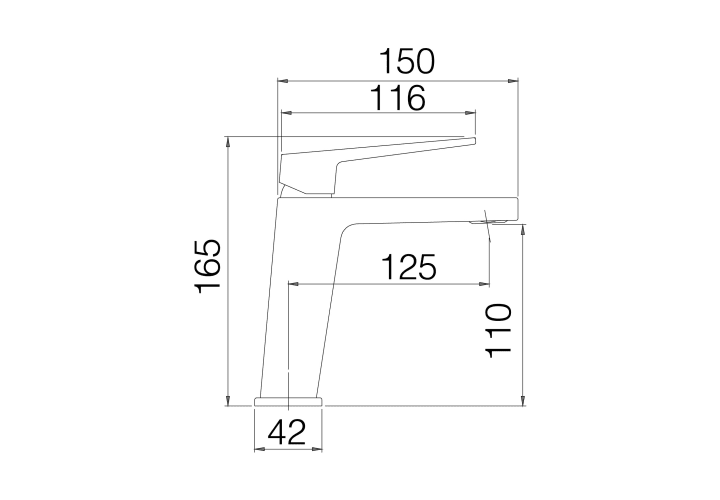 Grifo de lavabo Imex Art Croquis 8