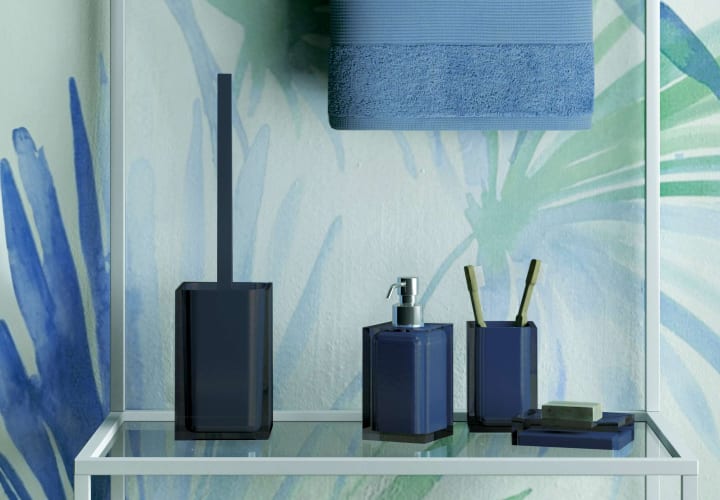 Conjunto de accesorios de baño Gedy Rainbow Ambiente 1