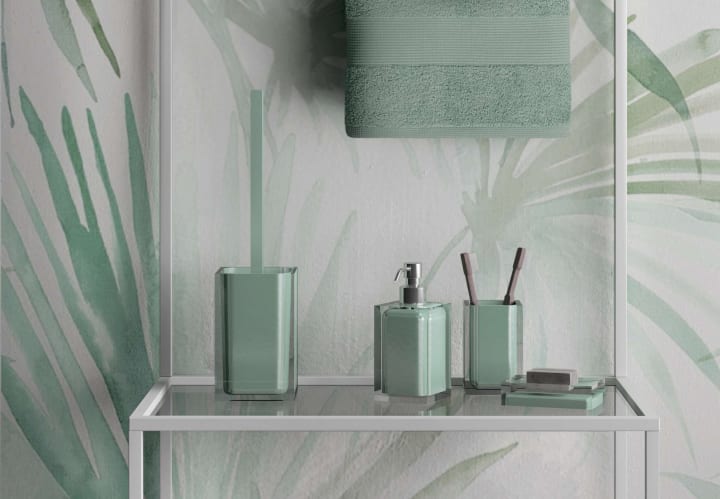 Conjunto de accesorios de baño Gedy Rainbow Ambiente 4