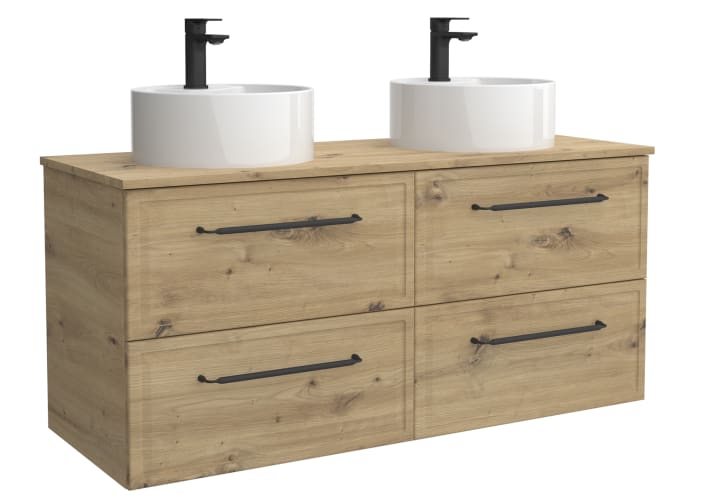 Conjunto mueble de baño Salgar Runa con lavabo sobre encimera Principal 1