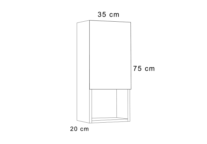 Columna de baño Bruntec Etna Croquis 3