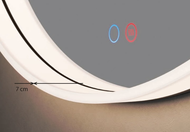 Espejo de baño con luz LED Ledimex Bari Detalle 4